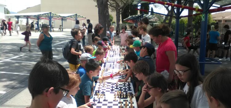 Echecs au Collège Gabrielle Colette.