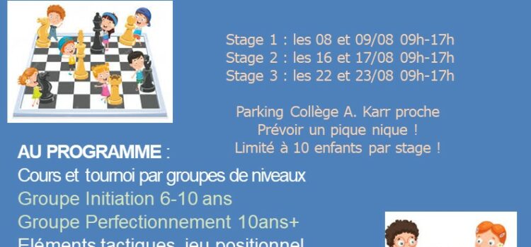 Stages d’été Jeunes